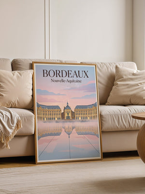 Bordeaux Architektur Pastellfarben