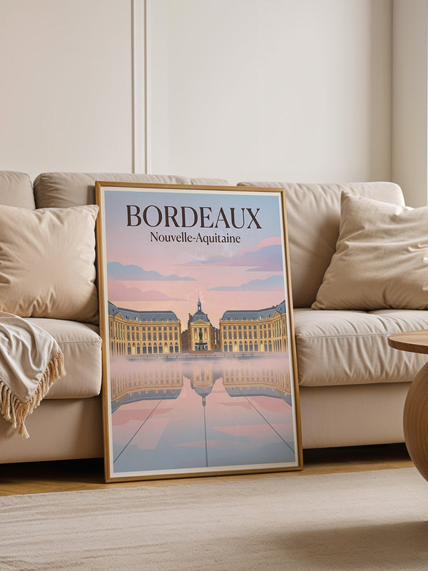 Bordeaux Architektur Pastellfarben