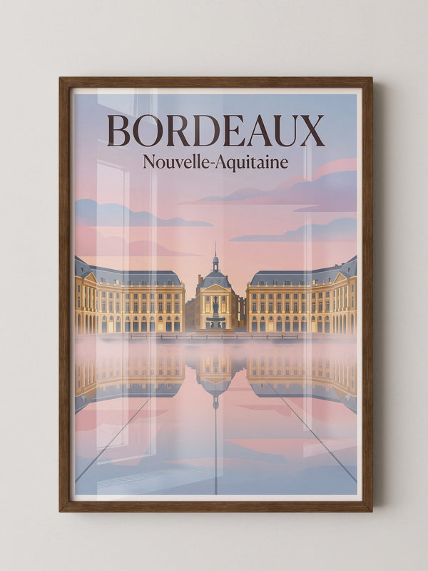 Bordeaux Architektur Pastellfarben