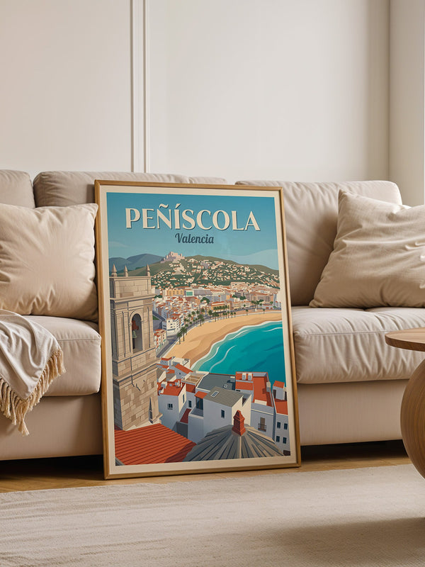 Peñíscola Strand Retro Stil