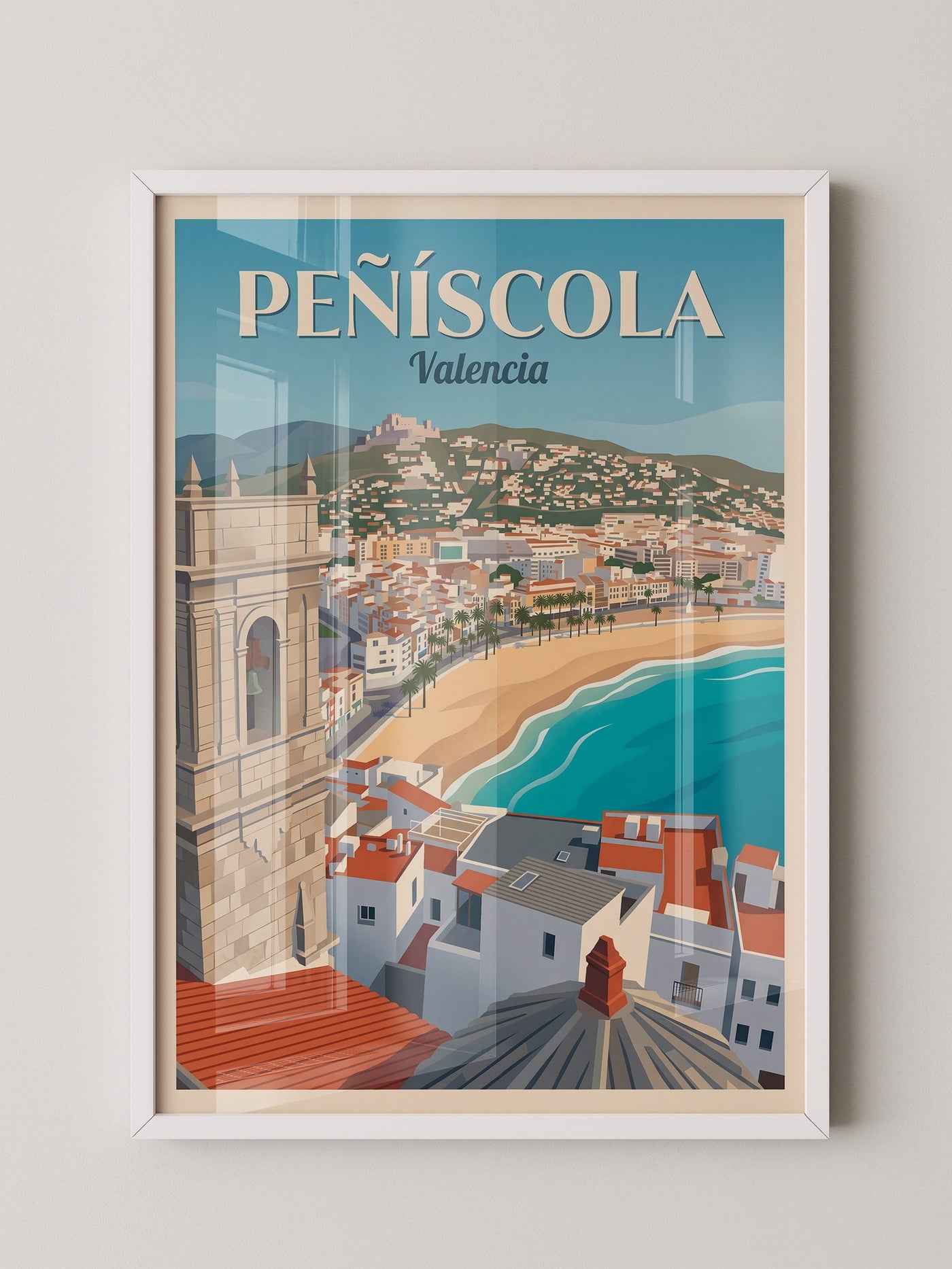 Peñíscola Strand Retro Stil