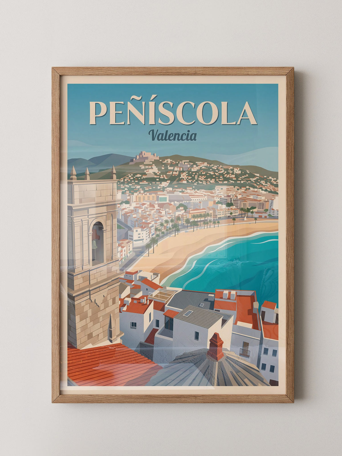 Peñíscola Strand Retro Stil