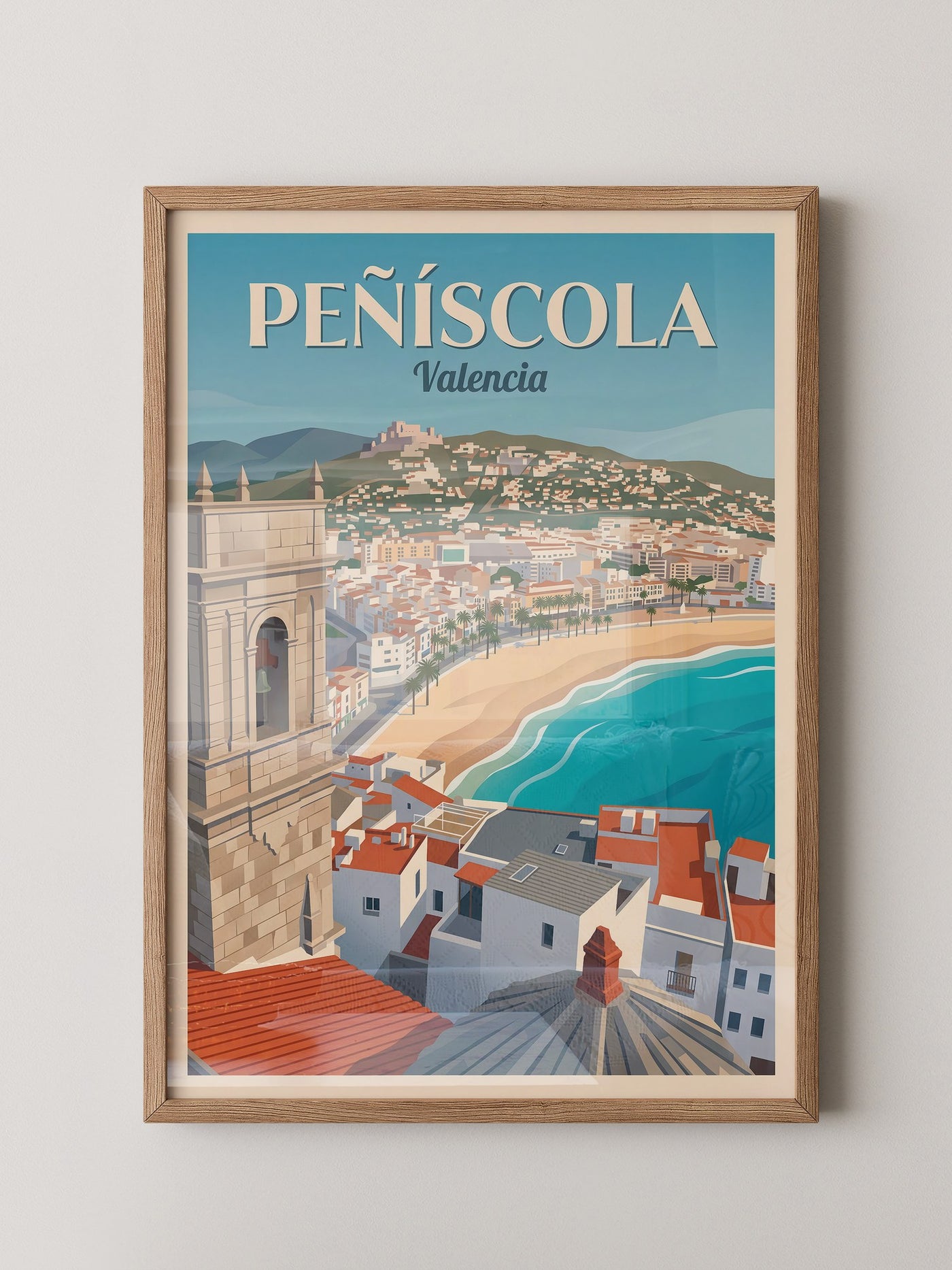 Peñíscola Strand Retro Stil