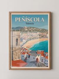 Peñíscola Strand Retro Stil
