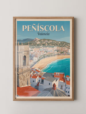 Peñíscola Strand Retro Stil