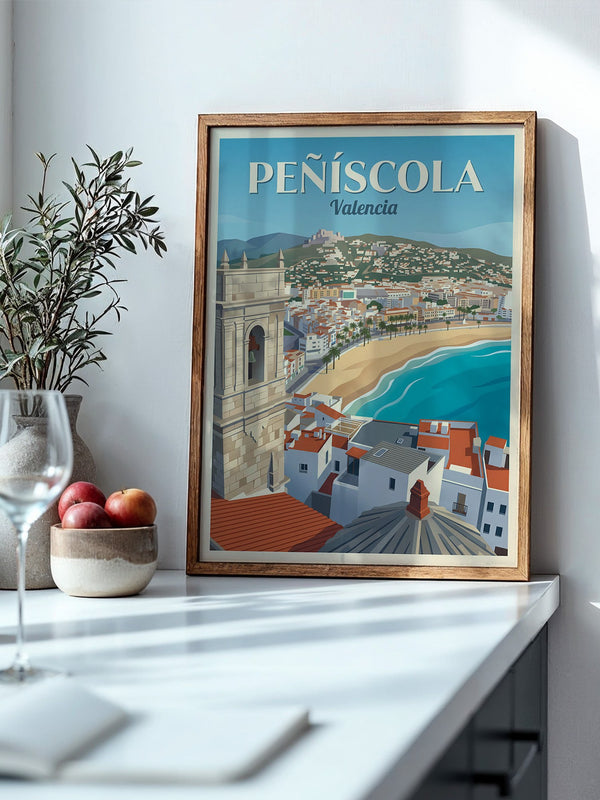 Peñíscola Strand Retro Stil