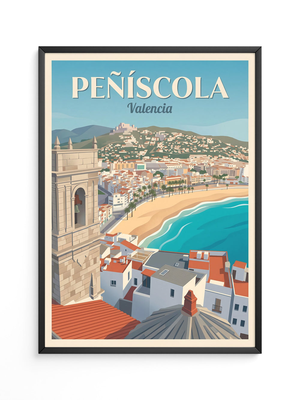 Peñíscola Strand Retro Stil
