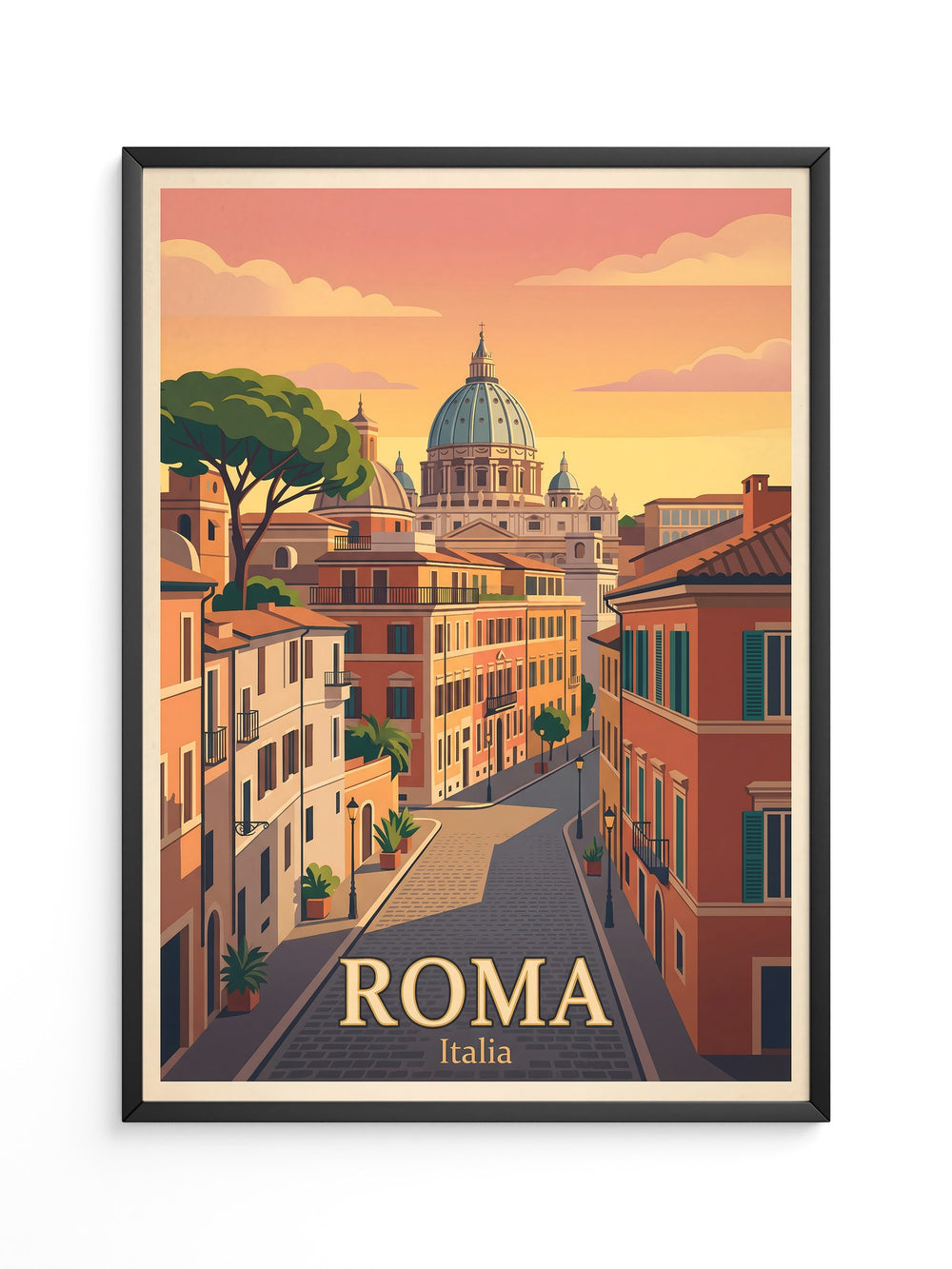 Rom Architektur Vintage Stil