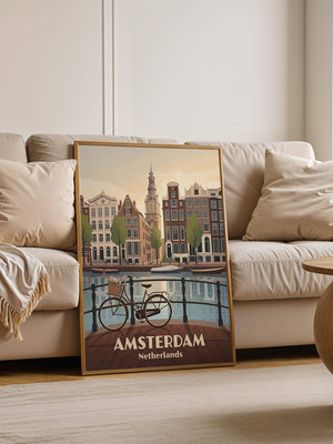 Fahrrad Grachtenblick Stadtansichten