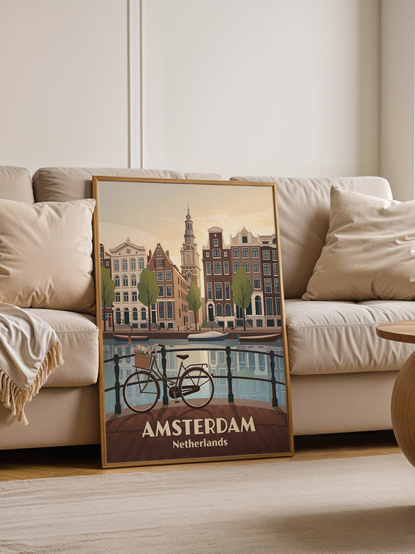 Fahrrad Grachtenblick Stadtansichten