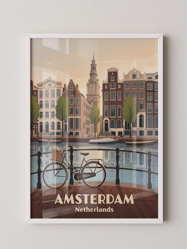 Fahrrad Grachtenblick Stadtansichten