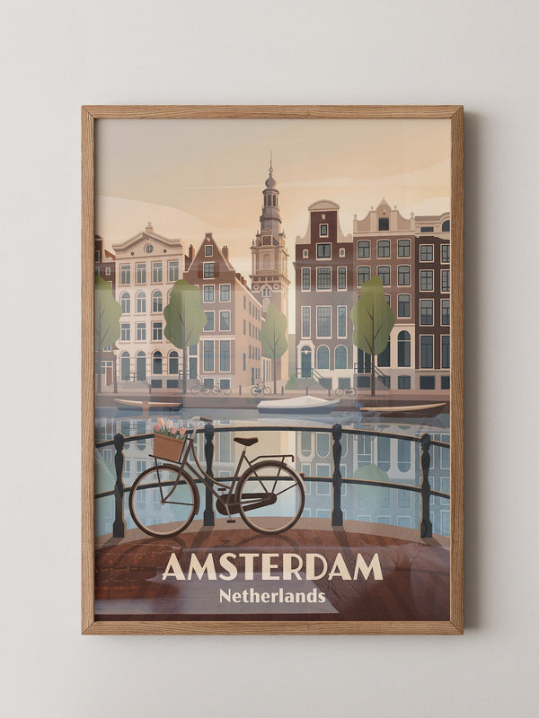 Fahrrad Grachtenblick Stadtansichten