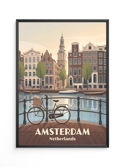 Fahrrad Grachtenblick Stadtansichten