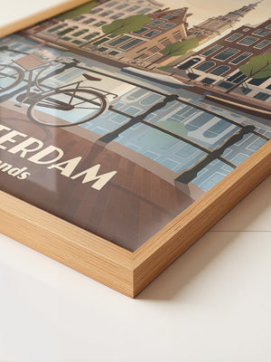 Fahrrad Grachtenblick Stadtansichten