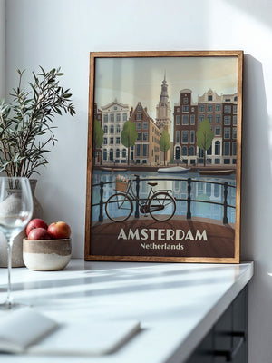 Fahrrad Grachtenblick Stadtansichten