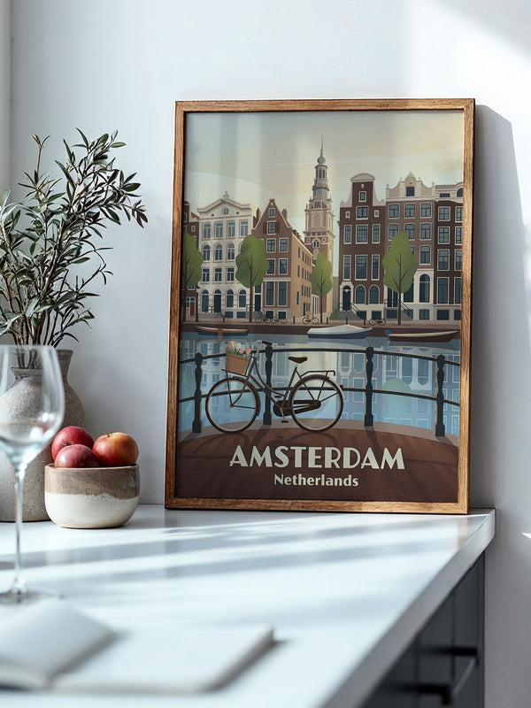 Fahrrad Grachtenblick Stadtansichten