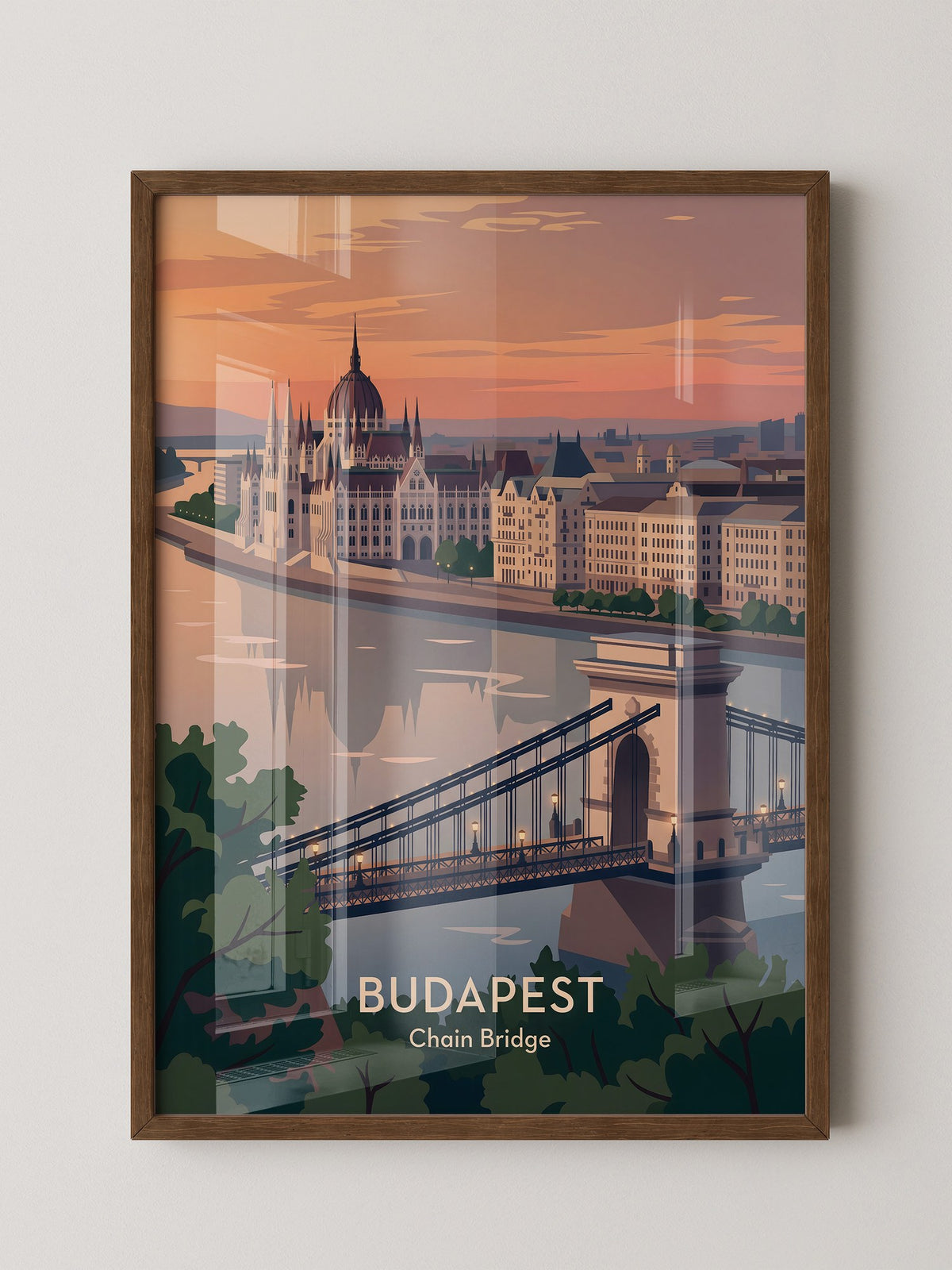 Budapest Abendstimmung Architektur