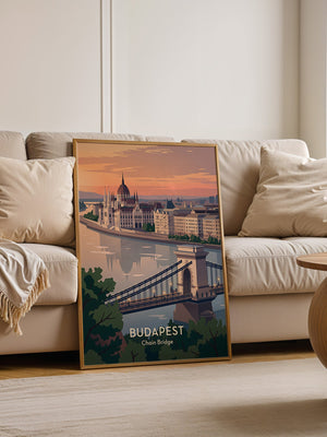 Budapest Abendstimmung Architektur