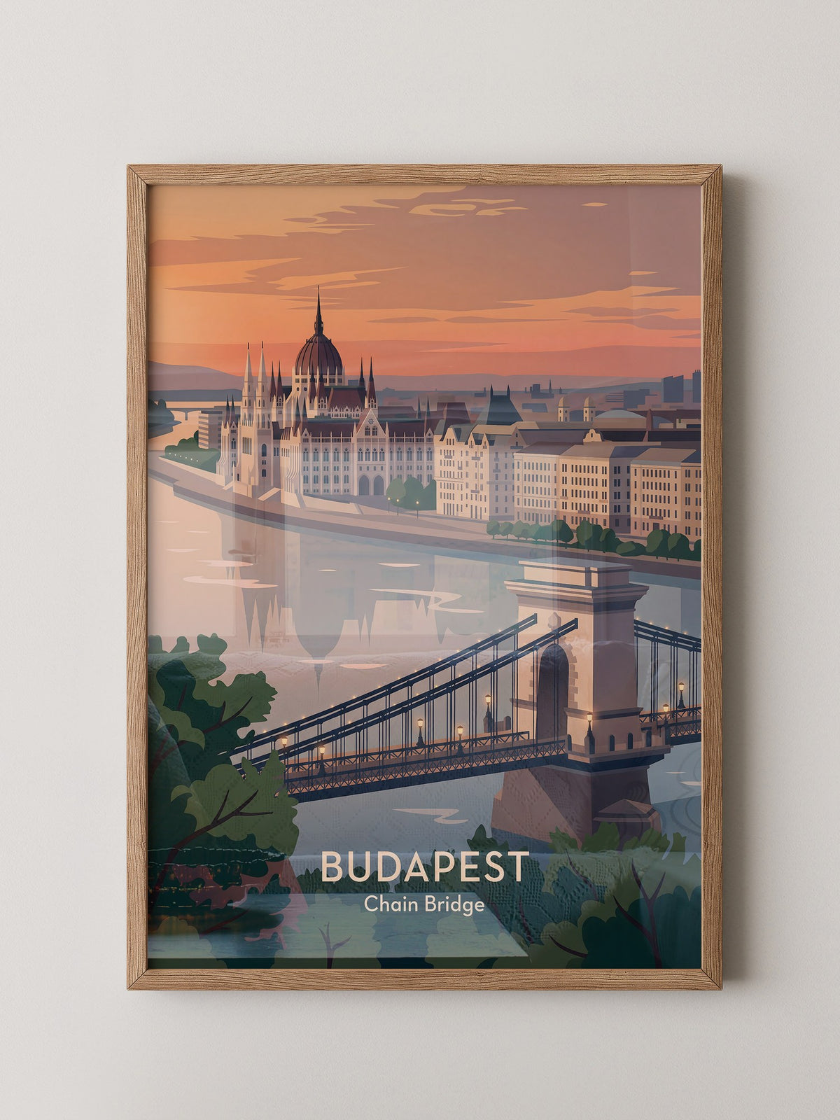 Budapest Abendstimmung Architektur