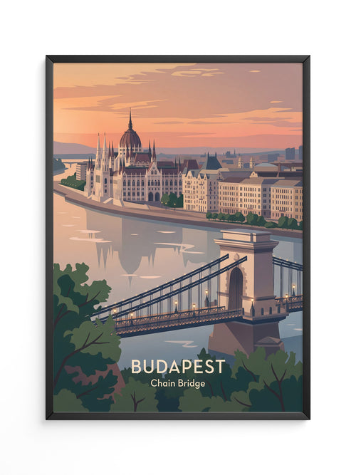 Budapest Abendstimmung Architektur
