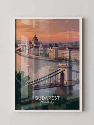 Budapest Abendstimmung Architektur