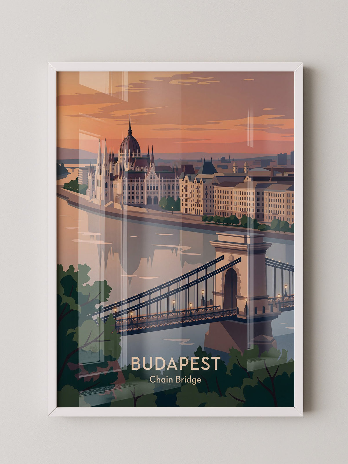 Budapest Abendstimmung Architektur