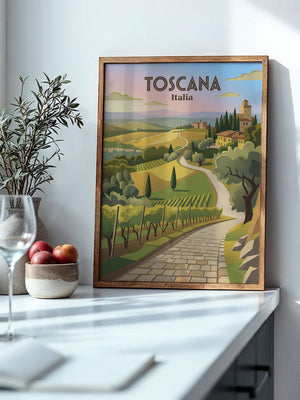 Toskana Landschaft Farbenspiel