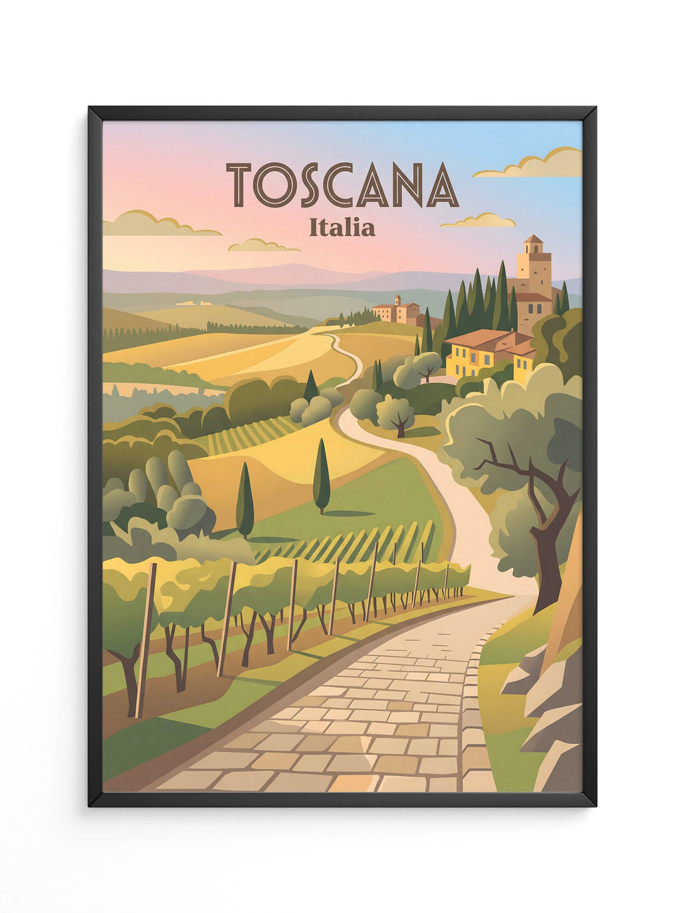 Toskana Landschaft Farbenspiel