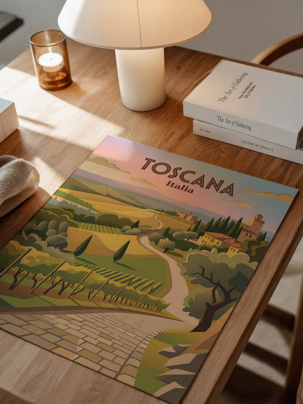 Toskana Landschaft Farbenspiel