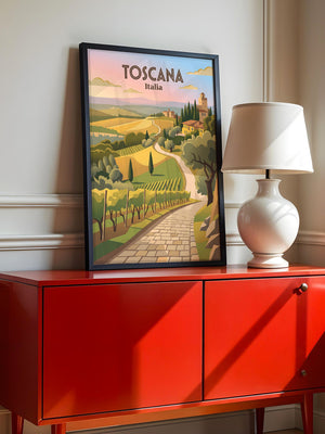 Toskana Landschaft Farbenspiel