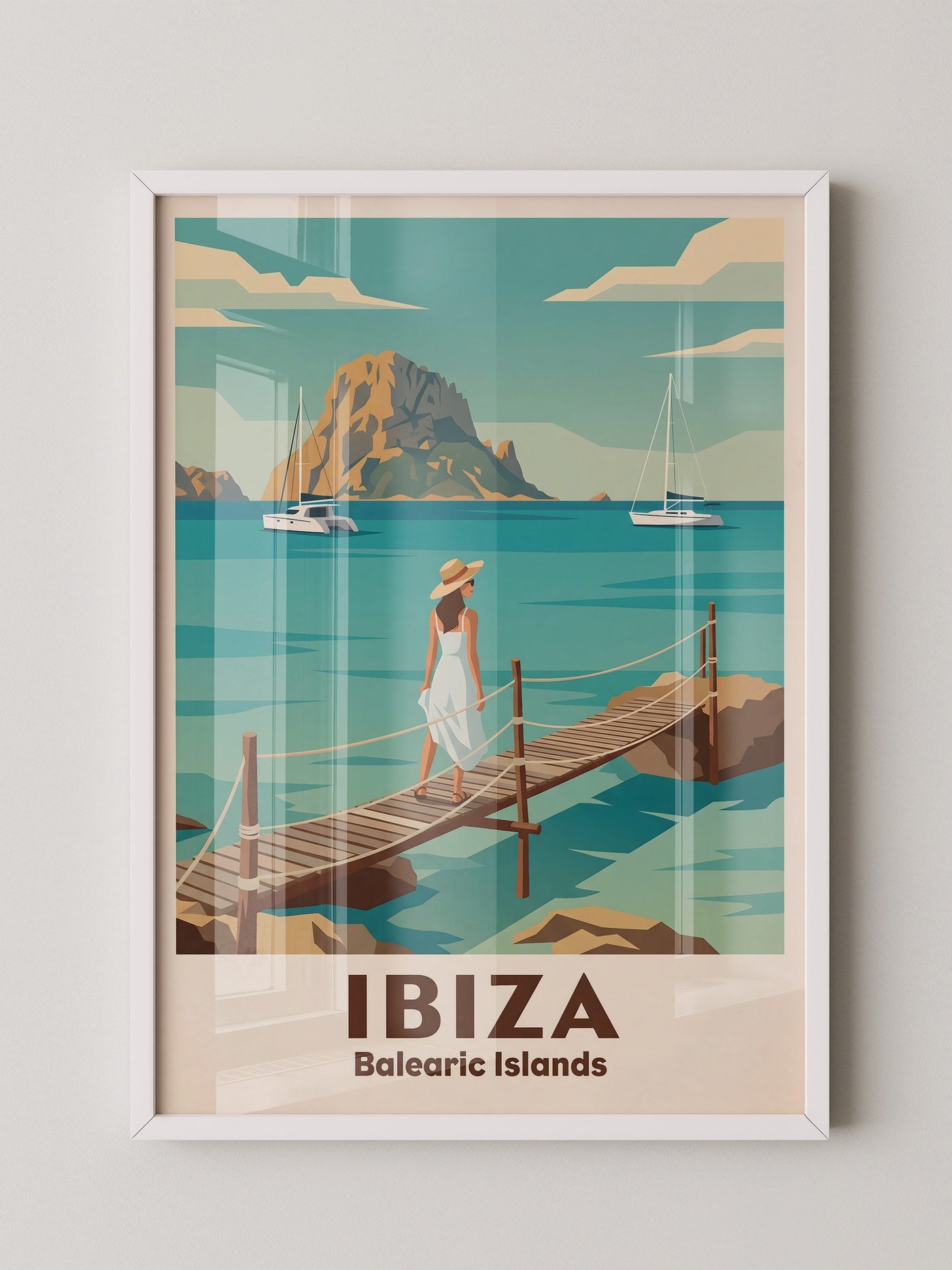 Ibiza Strand Sommerstil Retro