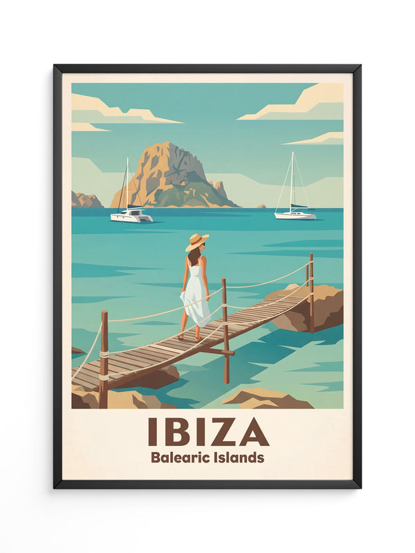 Ibiza Strand Sommerstil Retro