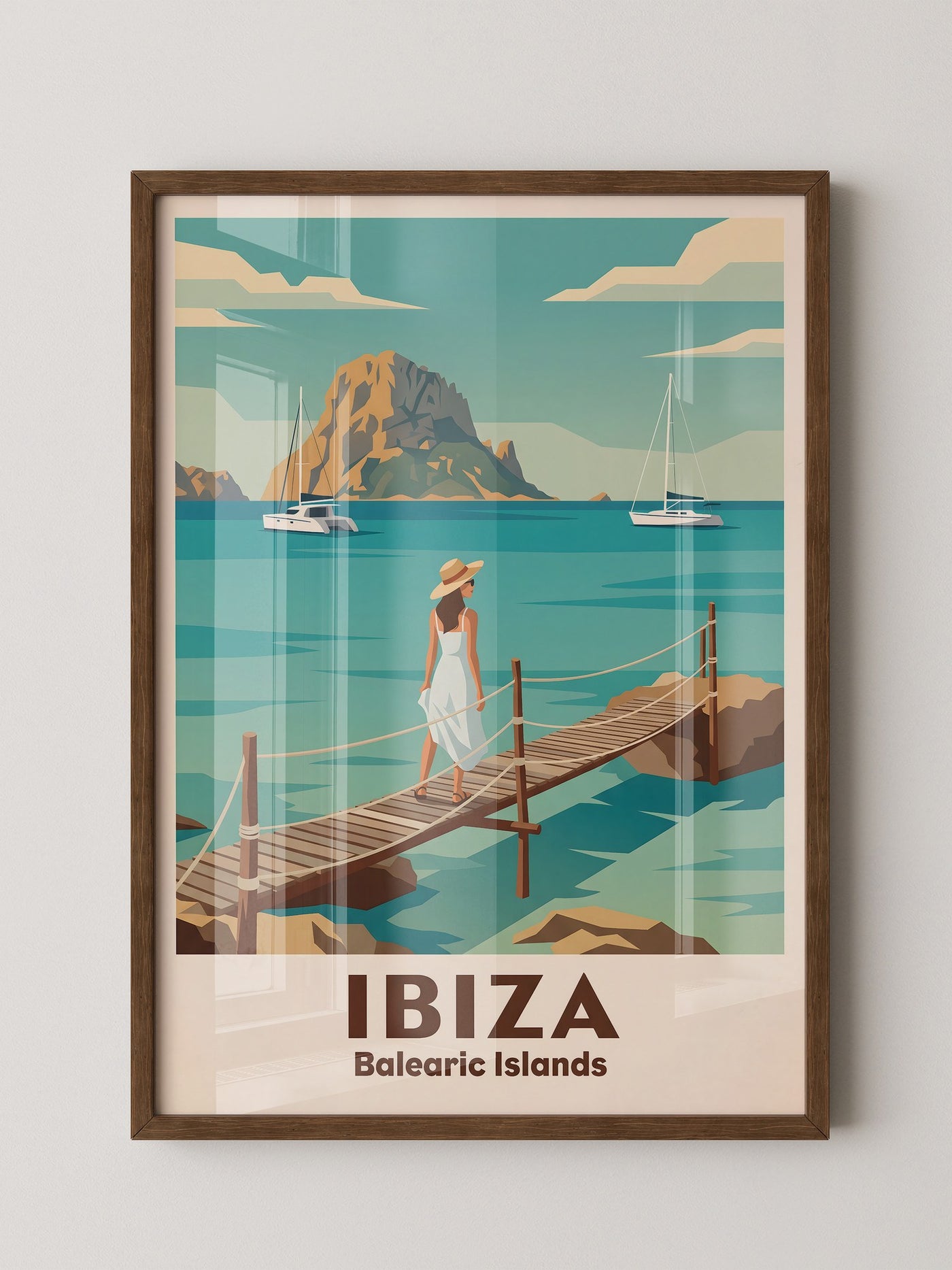 Ibiza Strand Sommerstil Retro