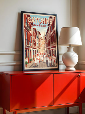 Bayonne Festmalerei retro