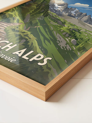 Französische Alpen Bergpfad