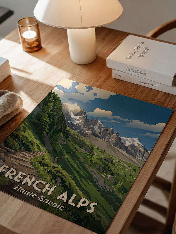 Französische Alpen Bergpfad