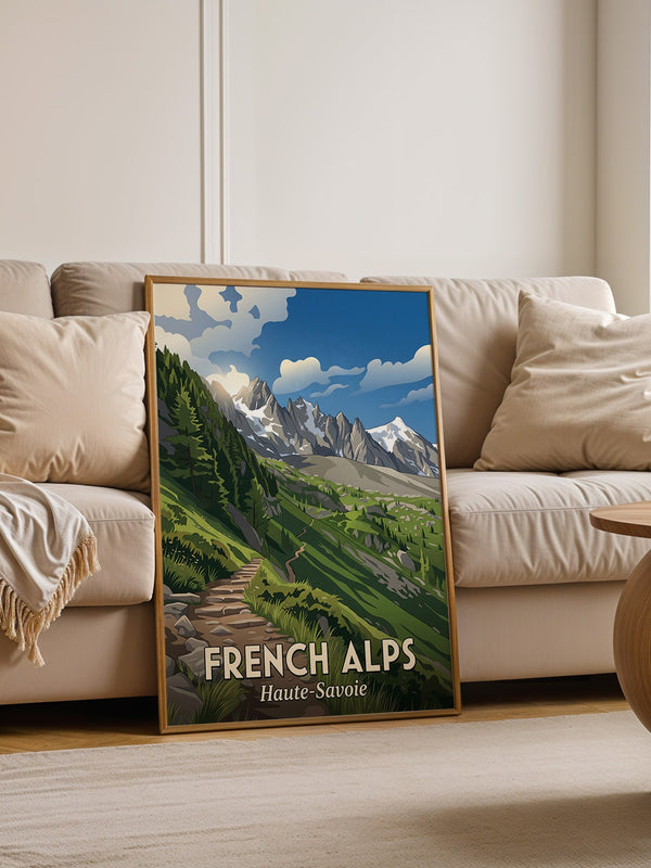 Französische Alpen Bergpfad