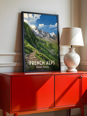 Französische Alpen Bergpfad