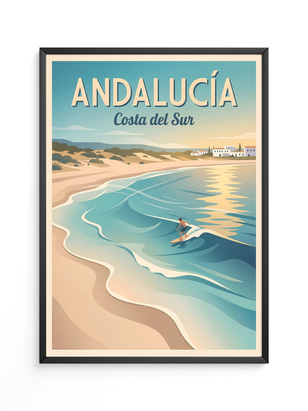 Surfer Küste Retro Atmosphäre