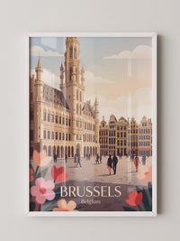 Brüssel Architektur Pastell