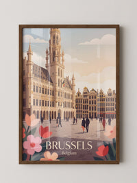 Brüssel Architektur Pastell