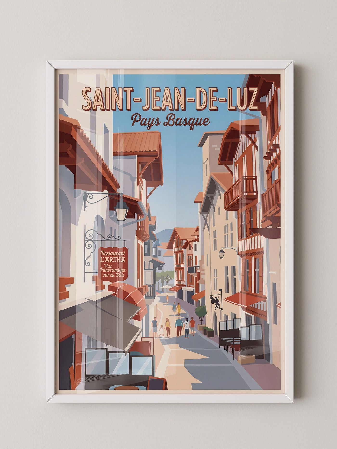 Saint-Jean-de-Luz Altstadtansicht