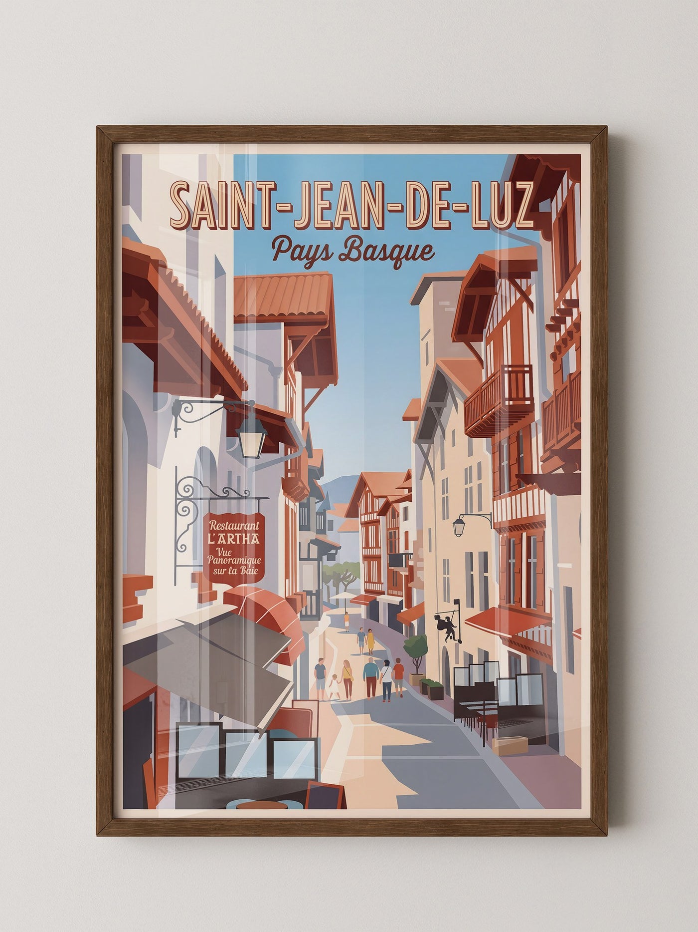 Saint-Jean-de-Luz Altstadtansicht