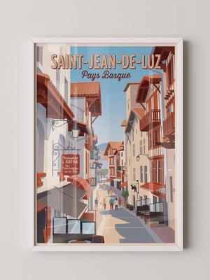 Saint-Jean-de-Luz Altstadtansicht