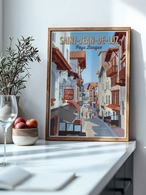 Saint-Jean-de-Luz Altstadtansicht