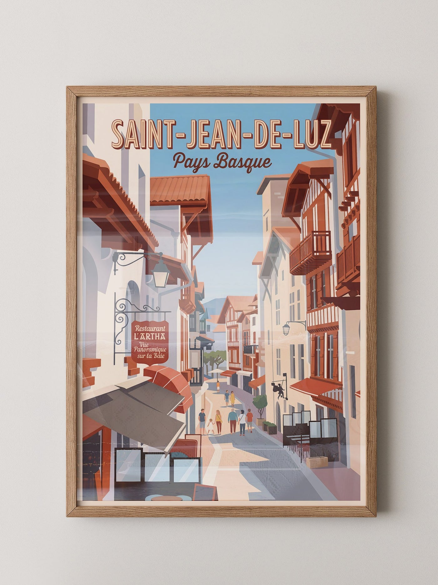 Saint-Jean-de-Luz Altstadtansicht