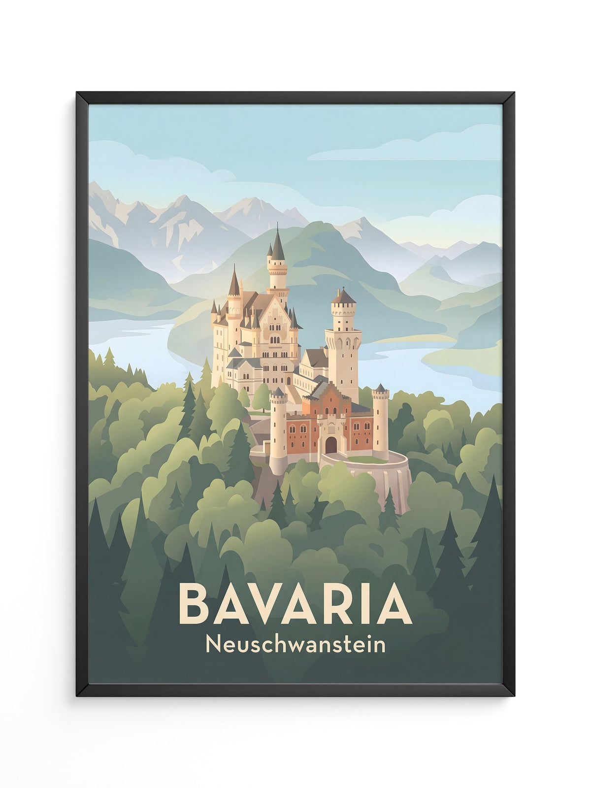 Neuschwanstein Märchenschloss Stil