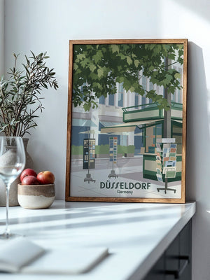 Düsseldorf Grün Stadtansicht