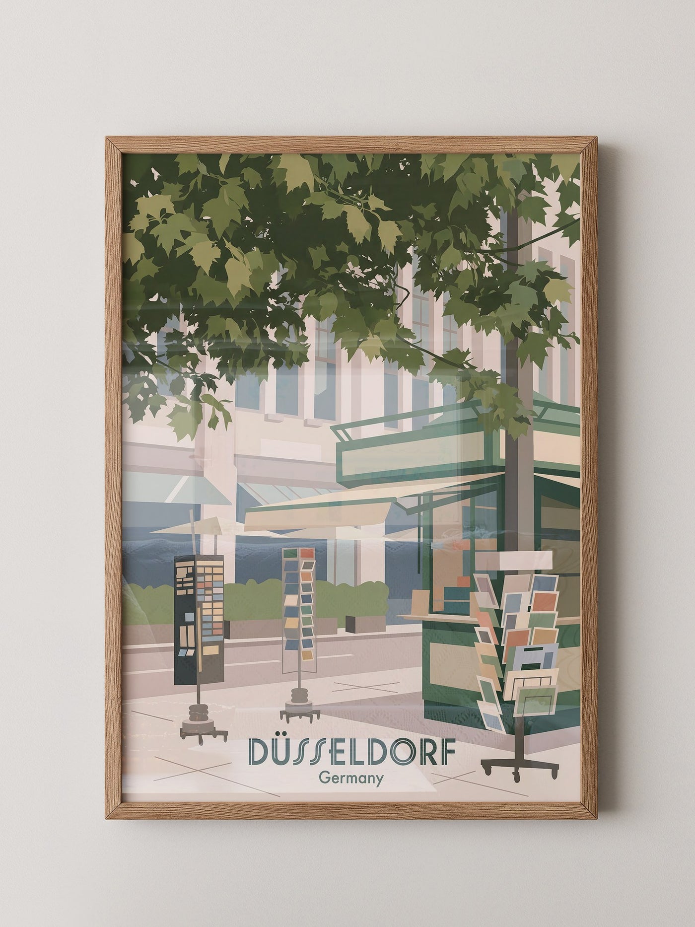 Düsseldorf Grün Stadtansicht