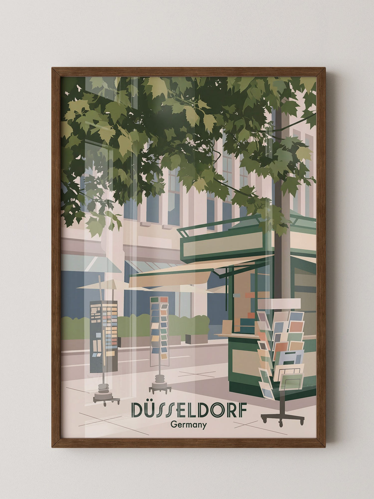 Düsseldorf Grün Stadtansicht